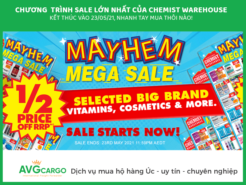 avgcargo-vanchuyenucviet-muahohanguc-bantinsale-thang05-megasale-chemistwarehouse